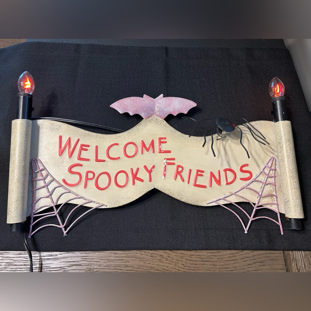 Halloween Welcome Sign